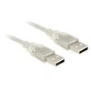 Image de - Câble USB - USB (M) pour USB (M) - USB 2.0 - 50 cm - transparent