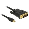 Image de - Câble adaptateur - liaison simple - Mini DisplayPort (M) pour DVI-D (M) - DisplayPort 1.1 - 50 cm - passif, vis moletées - noir