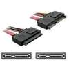 Image de - Câble d'extension SATA - Serial ATA 150/300 - combo SATA (M) pour combo SATA (F) - 50 cm