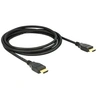 Image de - Câble HDMI avec Ethernet - HDMI mâle pour HDMI mâle - 1 m - triple paire torsadée blindée - noir - support 4K