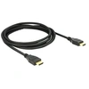 Image de - Câble HDMI avec Ethernet - HDMI mâle pour HDMI mâle - 2 m - triple paire torsadée blindée - noir - support 4K