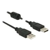 Image de - Câble USB - USB (M) pour USB (M) - USB 2.0 - 1.5 m - noir