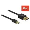 Image de - Câble Mini DisplayPort 1.4 Prise mâle > DisplayPort Prise mâle - 1,0 m