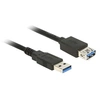 Image de - Rallonge de câble USB - USB type A (M) pour USB type A (F) - USB 3.0 - 1 m - noir
