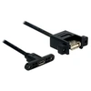 Image de - Adaptateur USB - Micro-USB de type B (F) pour USB (F) - USB 2.0 - 25 cm - noir