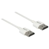 Image de High Speed HDMI with Ethernet - Câble HDMI avec Ethernet - HDMI mâle pour HDMI mâle - 1.5 m - triple blindage - blanc - support 4K