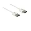 Image de High Speed HDMI with Ethernet - Câble HDMI avec Ethernet - HDMI mâle pour HDMI mâle - 2 m - triple blindage - blanc - support 4K