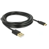 Image de - Câble USB - 24 pin USB-C (M) pour USB (M) - USB 2.0 - 3 A - 3 m - noir