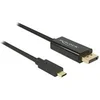 Image de - Adaptateur vidéo externe - USB-C - DisplayPort - noir - Pour la vente au détail
