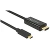 Image de - Adaptateur vidéo externe - USB-C - DisplayPort - noir - Pour la vente au détail