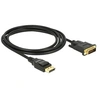 Image de - Câble adaptateur - liaison simple - DisplayPort (M) pour DVI-D (M) - DisplayPort 1.2a - 2 m - passif - noir