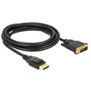 Image de - Câble adaptateur - liaison simple - DisplayPort (M) pour DVI-D (M) - DisplayPort 1.2a - 3 m - passif - noir