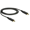 Image de - Câble USB - 24 pin USB-C (M) pour 24 pin USB-C (M) - USB 3.1 Gen 2 - 5 A - 1 m - noir
