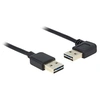 Image de Easy - Câble USB - USB (M) reversible pour USB (M) reversible - USB 2.0 - 2 m - noir
