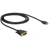 Image de - Câble adaptateur - liaison simple - DVI-D mâle pour HDMI mâle - 1 m - triple blindage - noir - vis moletées