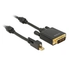 Image de - Câble adaptateur - liaison simple - Mini DisplayPort (M) vissable pour DVI-D (M) vissable - DisplayPort 1.2 - 5 m - actif - noir