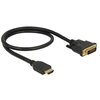 Image de - Câble adaptateur - HDMI mâle pour DVI-D mâle - 50 cm - triple blindage - noir - vis moletées