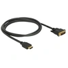 Image de - Câble adaptateur - HDMI mâle pour DVI-D mâle - 1.5 m - triple blindage - noir - vis moletées