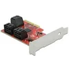 Image de Carte Contrôleur PCI Express vers 6 ports SATA 6 Gbps Low Profile