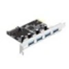 Image de Carte Contrôleur PCI Express vers 4 ports USB 3.0