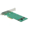 Image de PCI Express Card > 2 x internal M.2 Key B with RAID - Contrôleur de stockage - M.2 Card - profil bas - RAID RAID 0, 1 - PCIe 2.0 x4