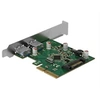 Image de - Adaptateur USB - PCIe 3.0 x4 profil bas - USB 3.1 Gen 2 x 2