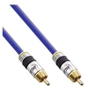 Image de InLine Premium - Câble audio numérique / vidéo (coaxial) - RCA mâle pour RCA mâle - 2 m - blindé - bleu
