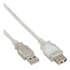 Image de InLine - Rallonge de câble USB - USB (M) pour USB (F) - USB 2.0 - 2 m - beige