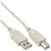 Image de - Câble USB - USB (M) pour USB type B (M) - 10 m - beige
