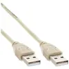 Image de - Câble USB - USB (M) pour USB (M) - 5 m - beige