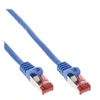 Image de InLine - Cordon de raccordement - RJ-45 (M) pour RJ-45 (M) - 5 m - Paire torsadée blindée (SSTP) - CAT 6 - moulé - bleu