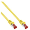 Image de InLine - Cordon de raccordement - RJ-45 (M) pour RJ-45 (M) - 10 m - Paire torsadée blindée (SSTP) - CAT 6 - moulé - jaune