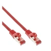 Image de - Cordon de raccordement - RJ-45 (M) pour RJ-45 (M) - 30 m - Paire torsadée blindée (SSTP) - CAT 6 - moulé - rouge
