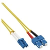 Image de InLine - Cordon de raccordement - mode unique LC (M) pour mode unique SC (M) - 20 m - fibre optique - 9 / 125 micromètres - OM2 - sans halogène