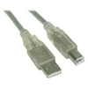 Image de InLine - Câble USB - USB (M) pour USB type B (M) - 7 m - blanc transparent