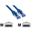 Image de InLine - Cordon de raccordement - RJ-45 (M) pour RJ-45 (M) - 10 m - Paire torsadée blindée (SSTP) - CAT 6a - sans halogène - bleu