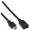 Image de - Câble de rallonge HDMI - HDMI mâle pour HDMI femelle - 3 m - noir