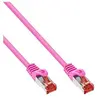 Image de - Cordon de raccordement - RJ-45 (M) pour RJ-45 (M) - 5 m - Paire torsadée blindée (SSTP) - CAT 6 - moulé - rose