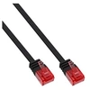Image de InLine - Cordon de raccordement - RJ-45 (M) pour RJ-45 (M) - 2 m - UTP - CAT 6 - plat - noir