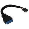 Image de InLine - Câble interne USB - tête 19 broches USB 3.0 (F) pour IDC 8 broches (M) - 15 cm