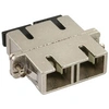 Image de Adaptateur métallique en fibre optique avec manchon en céramique SC / SC MM duplex et bride
