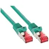 Image de Câble de raccordement S / FTP PiMF Cat.6 250 MHz sans cuivre, sans halogène, vert 10 m