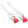 Image de Câble de raccordement S / FTP PiMF Cat.6 250 MHz sans cuivre, sans halogène, blanc, 1,5 m