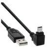 Image de InLine - Câble USB - mini USB type B (M) pour USB (M) - 2 m - connecteur à 90 ° - noir