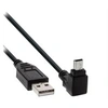 Image de InLine - Câble USB - USB (M) droit pour mini USB type B (M) incliné - USB 2.0 - 3 m - noir