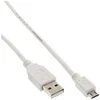 Image de - Câble USB - Micro-USB de type B (M) pour USB (M) - USB 2.0 - 50 cm - blanc