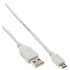 Image de - Câble USB - Micro-USB de type B (M) pour USB (M) - USB 2.0 - 5 m - blanc