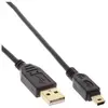Image de - Câble USB - mini USB type B (M) pour USB (M) - USB 2.0 - 1.5 m - noir