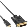 Image de - Câble adaptateur - liaison simple - DVI-D mâle pour 19 pin mini HDMI Type C mâle - 2 m - blindé - noir