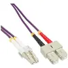 Image de Câble duplex optique en fibre LC / SC 50 / 125µm OM4 15m